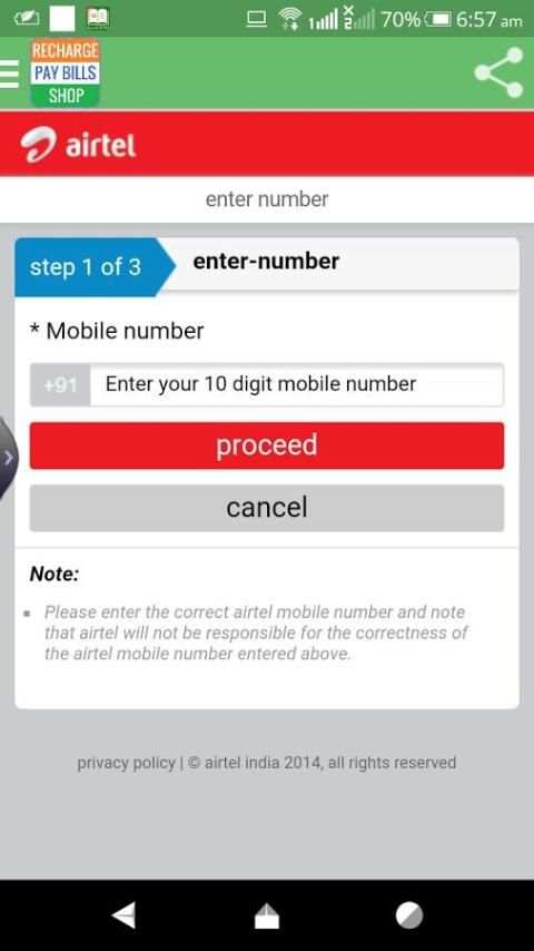 Recharge, Pay & Shop screenshot 3