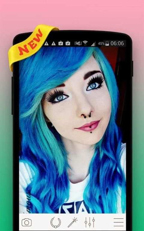 Piercing Camera Photo Editor скриншот 5