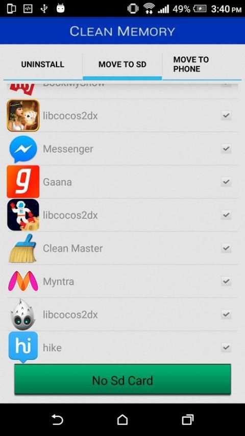Clean Memory (RAM Booster) स्क्रीनशॉट 2