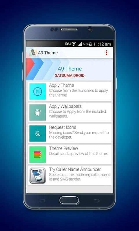 A9 Launcher and Theme स्क्रीनशॉट 1