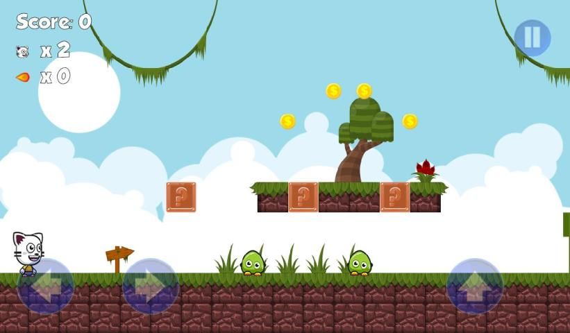 Super Kitty Jump Adventures screenshot 2
