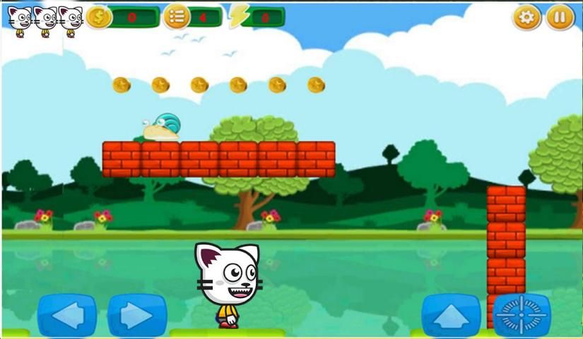 Super Kitty Jump Adventures screenshot 1