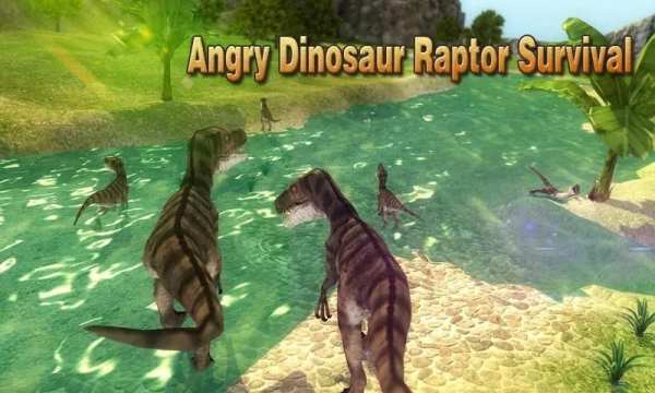 Angry Dinosaur Raptor Survival screenshot 1