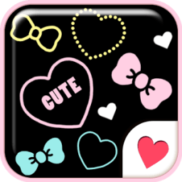 ikon Wallpaper imut★Ribbon Heart