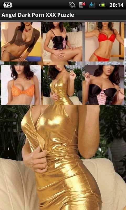 Angel Dark Porn XXX Puzzle screenshot 1