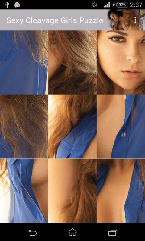 Sexy Cleavage Girls HD Puzzle screenshot 1