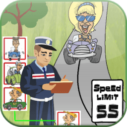 Funny Car Drivers Match أيقونة