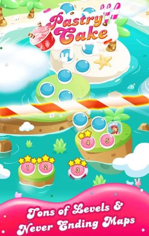 Pastry Cake - Candy Match 3 screenshot 1