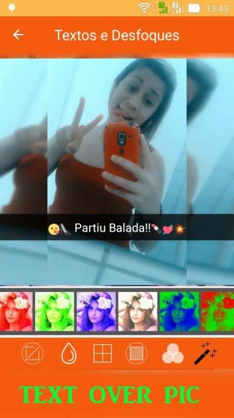 Desfocar Fundo e Carinhas Snap screenshot 3