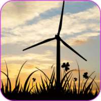 Sunset Windmill Live Wallpaper