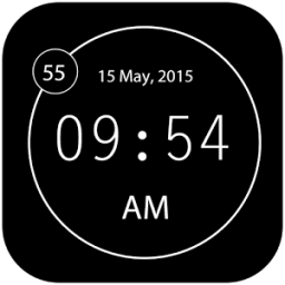 Minimal Clock Live Wallpaper आइकन