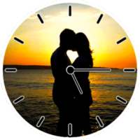 Hot Kiss Clock Widget on 9Apps
