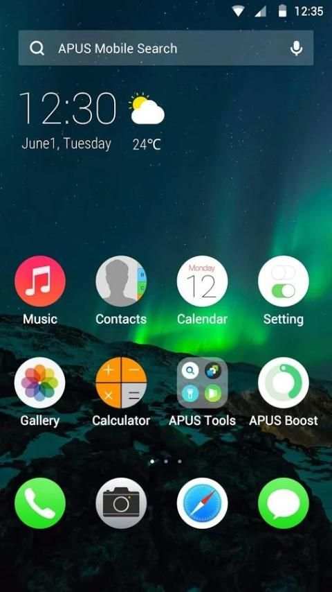 OS9 Pro-APUS Launcher theme screenshot 3