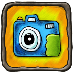 Drawing camera icon