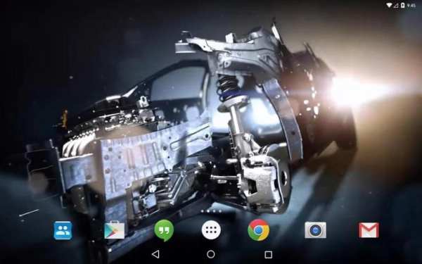Supercar Engine 3D Live Wallpaper скриншот 2