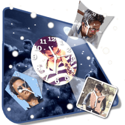 My Photo Shape Clock LWP icon