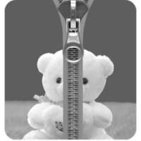 Black and White Zipper Lock on 9Apps