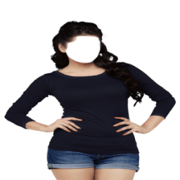 Woman T-shirt Photo Montage أيقونة