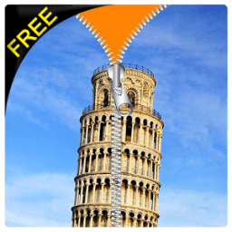 Pisa Tower Zipper Screen Lock иконка