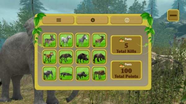 Angry Wild Elephant Simulator स्क्रीनशॉट 3