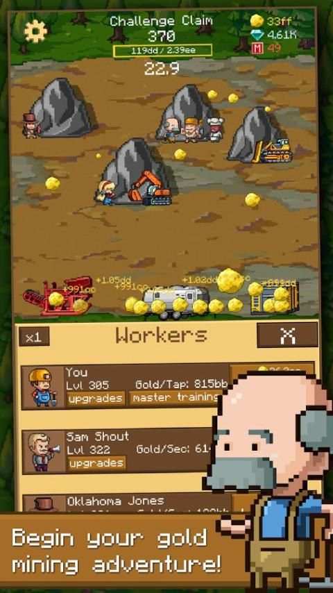 Goldcraft: Idle Games, Clicker स्क्रीनशॉट 5