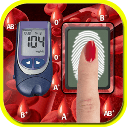 Blood Group Scanner Prank أيقونة