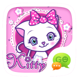 ikon GO SMS PRO KITTY THEME