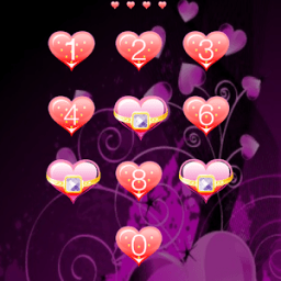 Lovely Password Screen Lock أيقونة