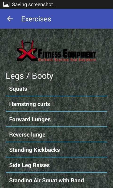 Resistance bands exercises screenshot 2