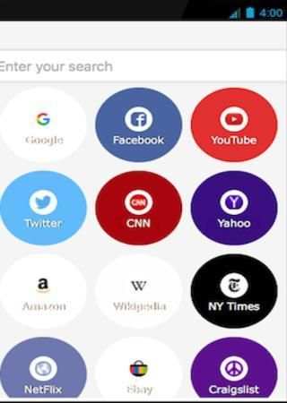 4G Browser screenshot 1