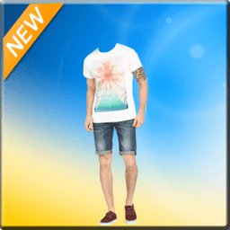 Men Tshirt Photo Suit أيقونة