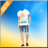 Men Tshirt Photo Suit on 9Apps