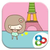 Cute Paris GoTheme on 9Apps