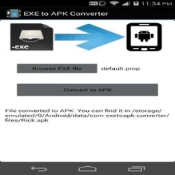 EXE to APK converter prank icon