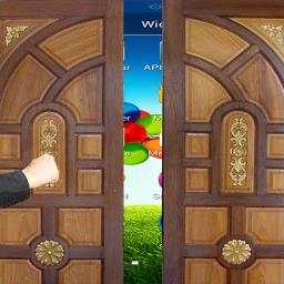 Knock Door Screen Locker