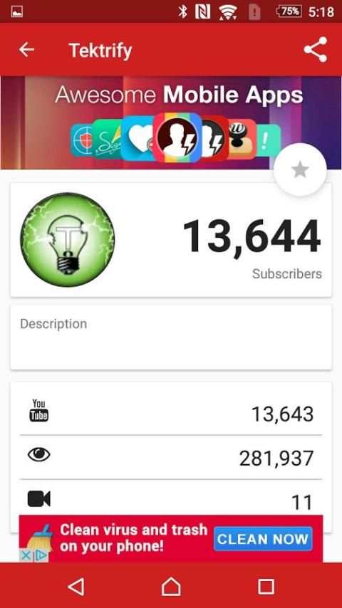 Live Sub Count स्क्रीनशॉट 1