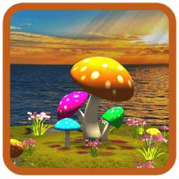 3D Mushroom-Sun Live Wallpaper