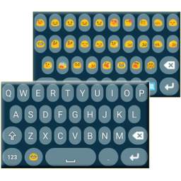 Round Emoji Color Keyboard