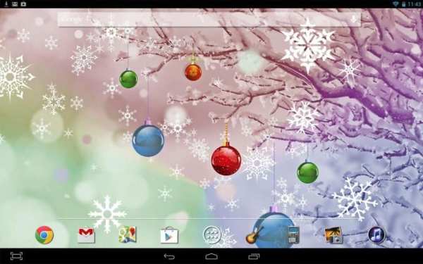 Christmas Balls Live Wallpaper 1 تصوير الشاشة