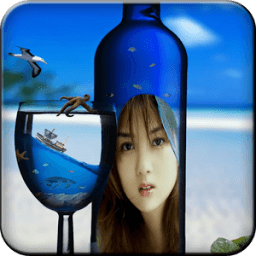 Bottle Photo Frame أيقونة