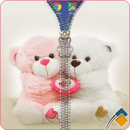 Teddy Bear Zipper Lock أيقونة