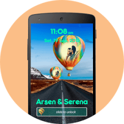 Photo Balloon Lock Screen أيقونة