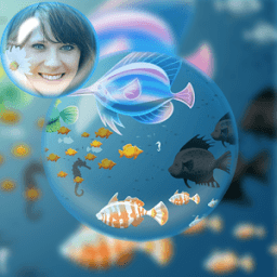 Aquarium Photo Bubble icon