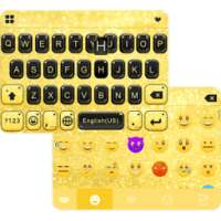 Gold & Black Keyboard Theme on 9Apps