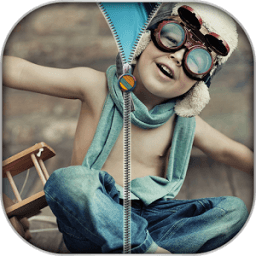 ikon foto dan nama layar zip kunci