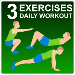 3 Exercises - Daily Workout आइकन