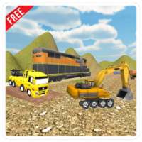 Heavy Machine Transport Train