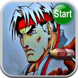 ikon Draw Street Fighter Character