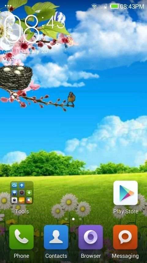 Spring Grassland Livewallpaper स्क्रीनशॉट 3