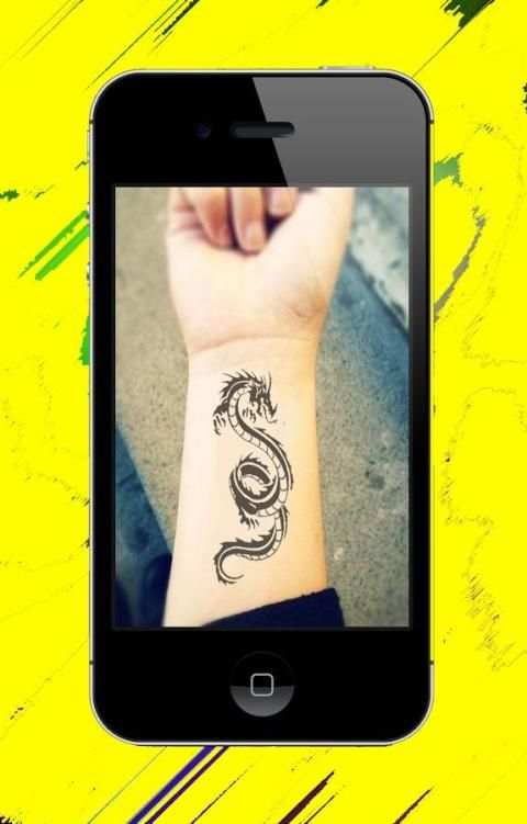 Tattoo Designs for Snapchat 4 تصوير الشاشة